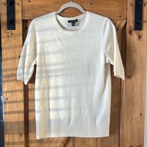 Saks forth avenue cashmere Cream Sweater